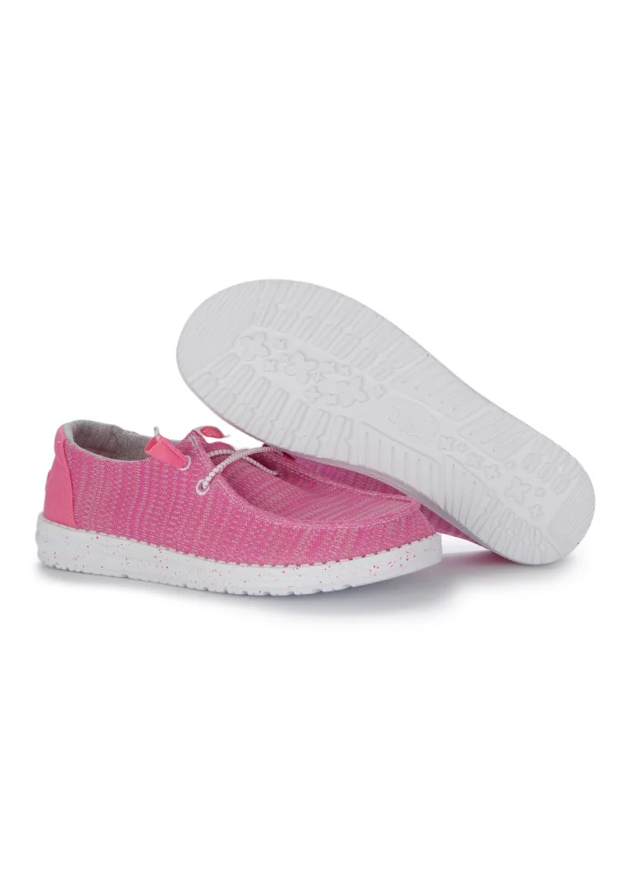 HEY DUDE | SCARPE BASSE WENDY SPORT MESH FUCSIA 50% di sconto per tempo limitato