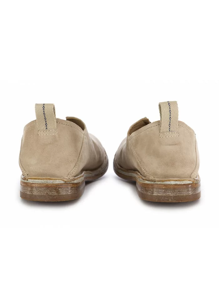 MOMA | SCARPA PANTOFOLA SCAMOSCIATO GRIGIO BEIGE In Linea