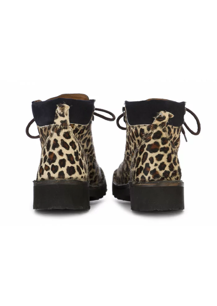 SCARPE DONNA TRONCHETTO LEOPARDATO BEIGE MANUFATTO TOSCANO VINCI Promozione