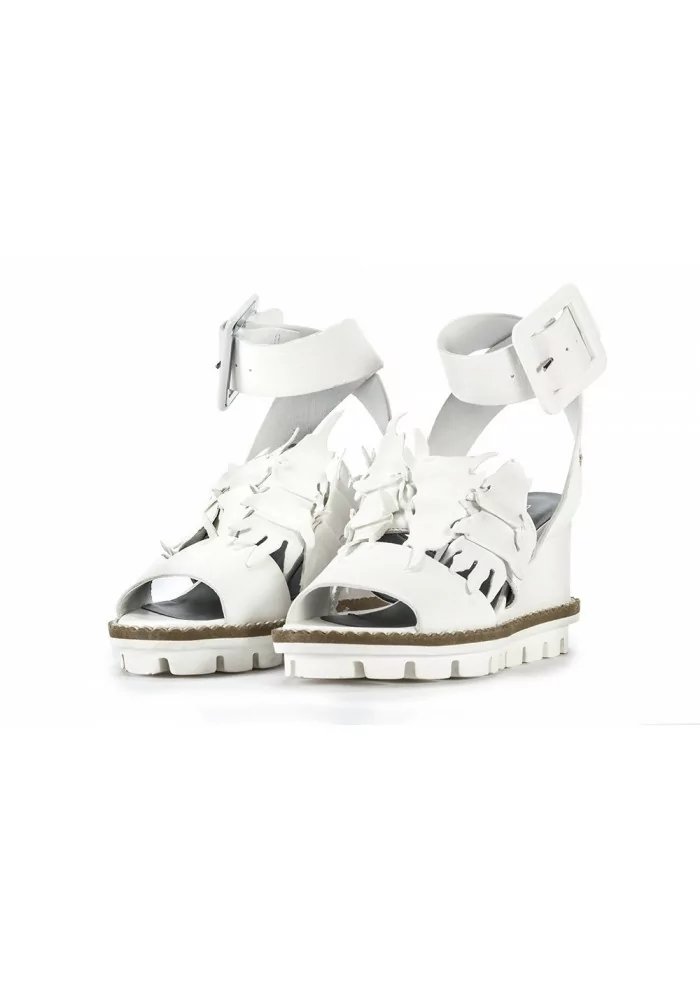 SANDALI ZEPPA DONNA PATRIZIA BONFANTI | TIARA LEAF BIANCO