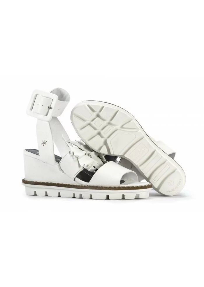 SANDALI ZEPPA DONNA PATRIZIA BONFANTI | TIARA LEAF BIANCO Acquista Ora