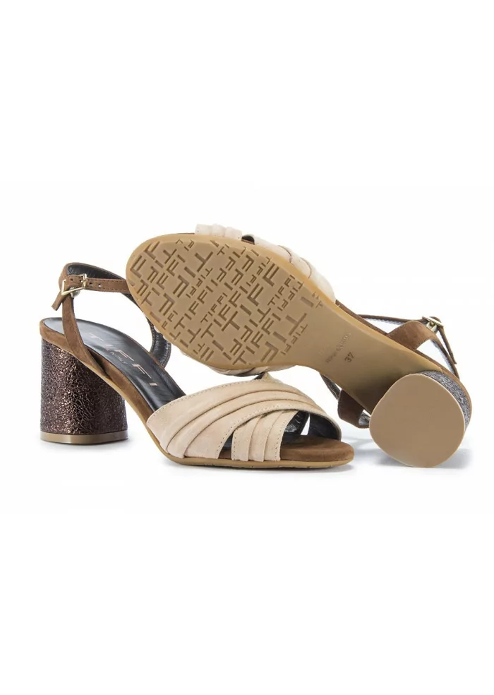 TIFFI | SANDALI TACCO BEIGE Promozione Limitata