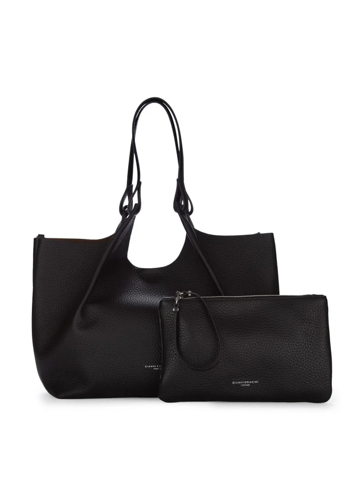 GIANNI CHIARINI | BORSA A SPALLA DUA NERO Grande vendita