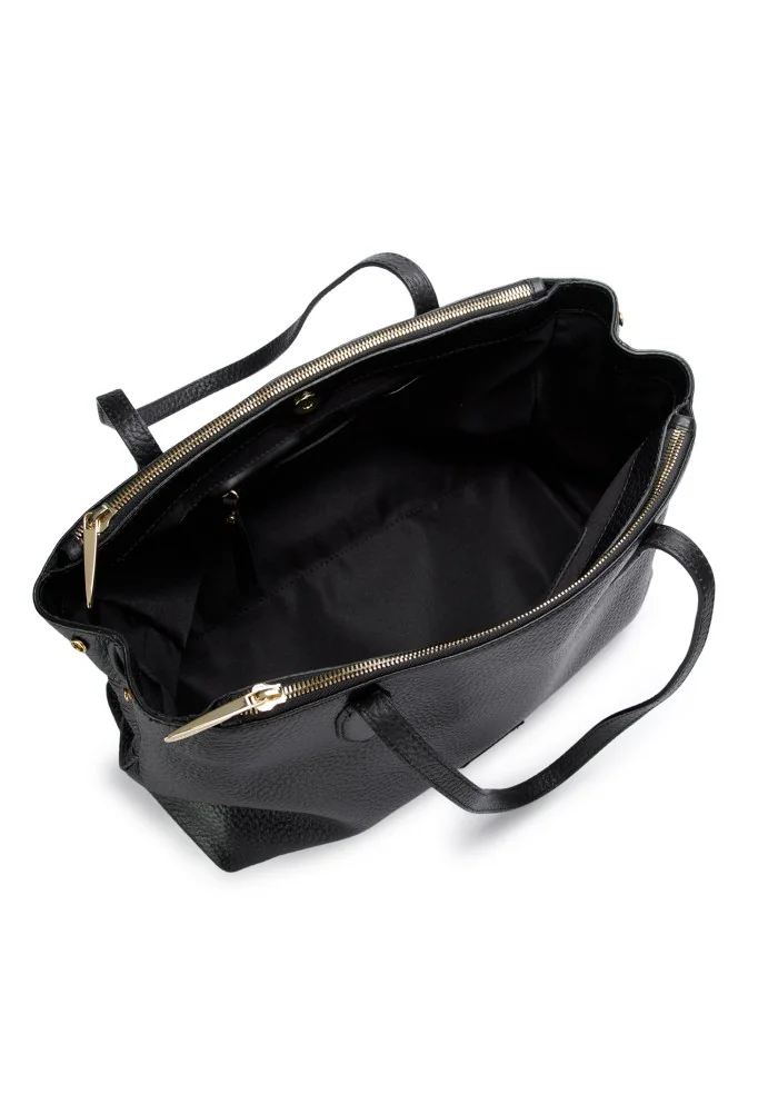 GIANNI CHIARINI | BORSA SHOPPER MARA NERO Offerta per la Festa della Mamma
