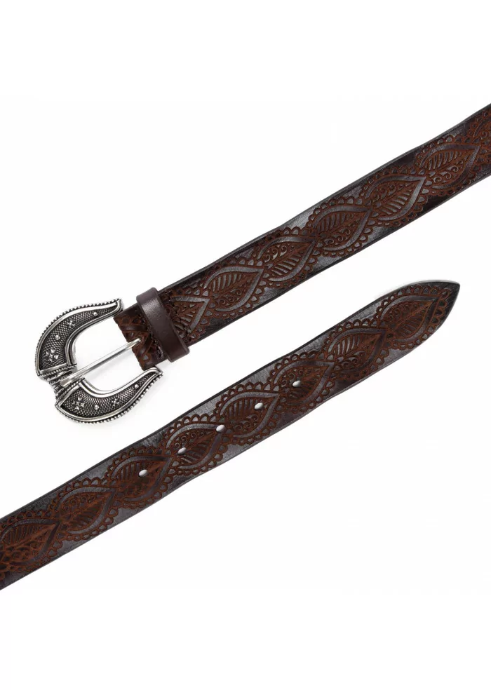 ORCIANI | CINTURA HENNÉ CUOIO MARRONE SCURO Latest fashion