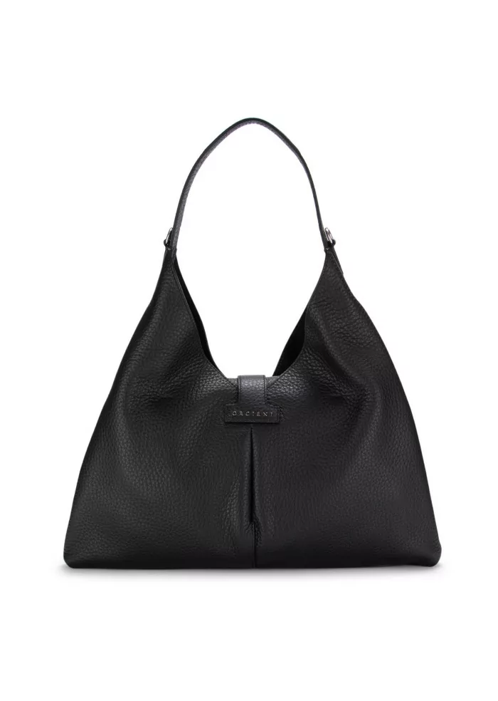 ORCIANI | BORSA A SPALLA VITA SOFT NERO Online Outlet