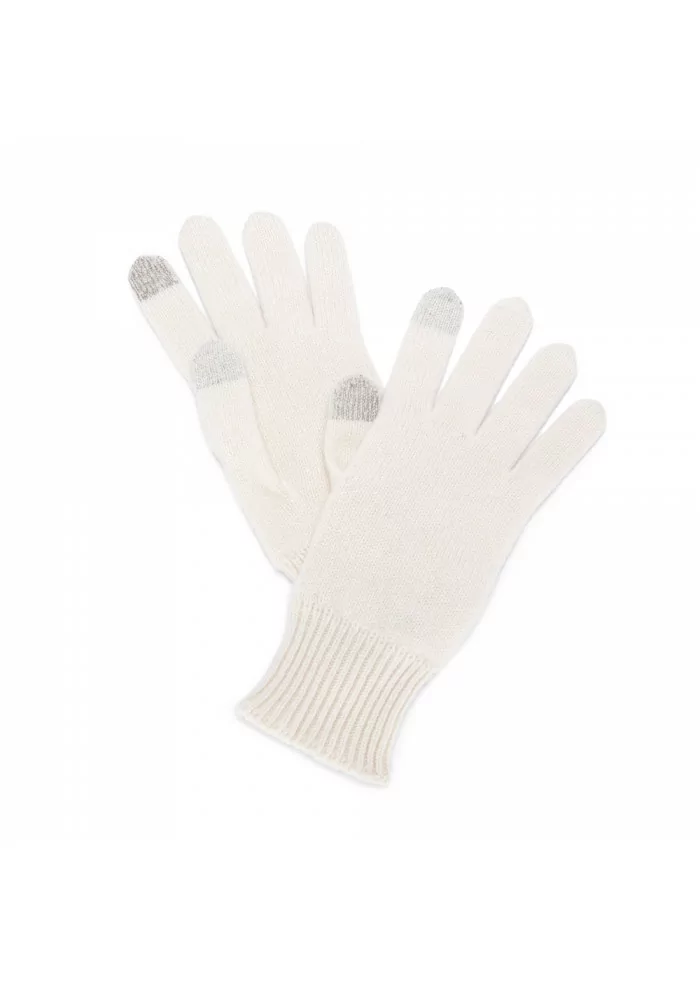 RIVIERA CASHMERE | GUANTI TOUCH CASHMERE BIANCO