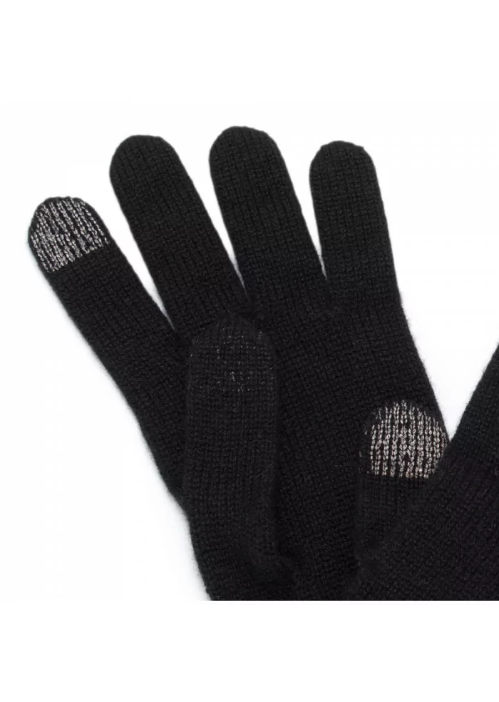 RIVIERA CASHMERE | GUANTI TOUCH CASHMERE NERO Grandi sconti