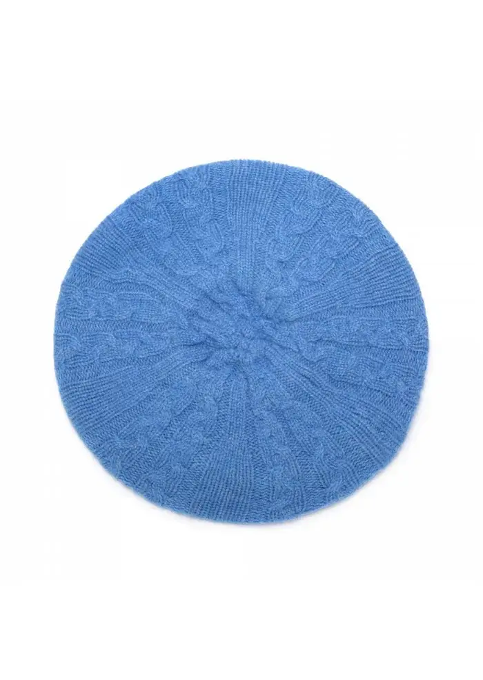 RIVIERA CASHMERE | BERRETTO BASCO TRECCE BLU Nuovi prodotti
