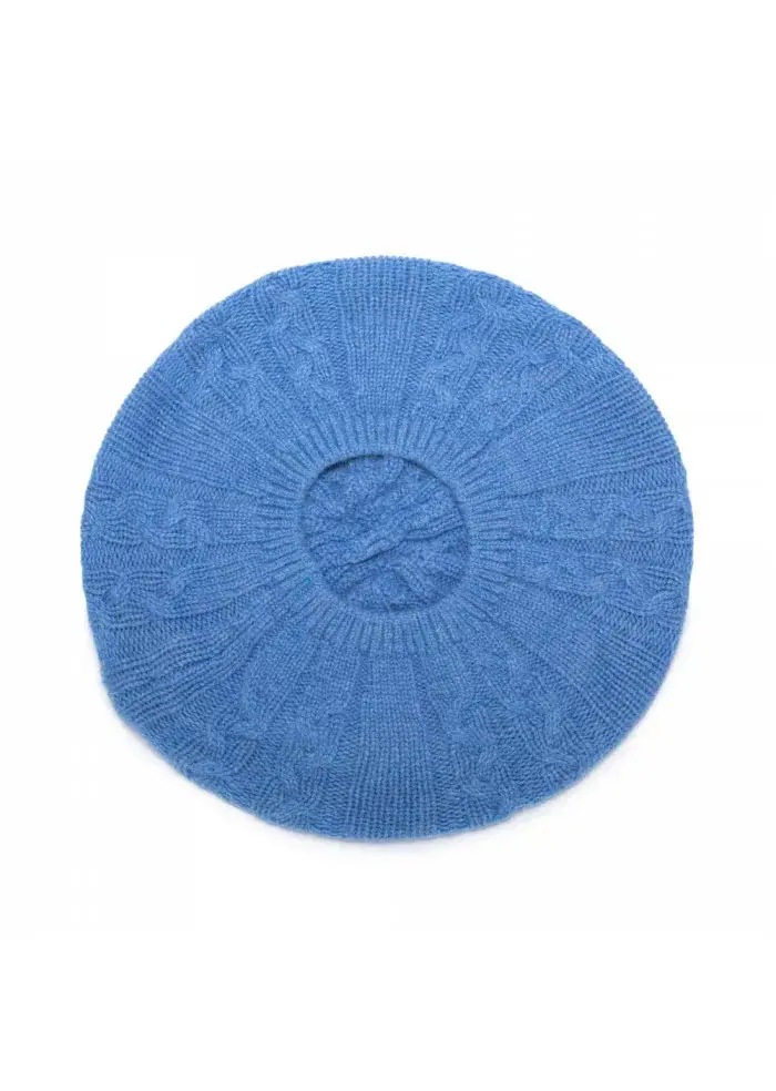 RIVIERA CASHMERE | BERRETTO BASCO TRECCE BLU Nuovi prodotti