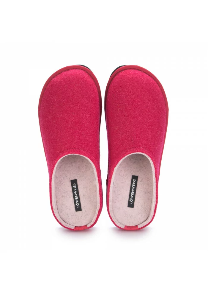 LÖWENWEISS | PANTOFOLE FELTRO DI LANA FUCHSIA Comprane uno, ottenene uno gratis