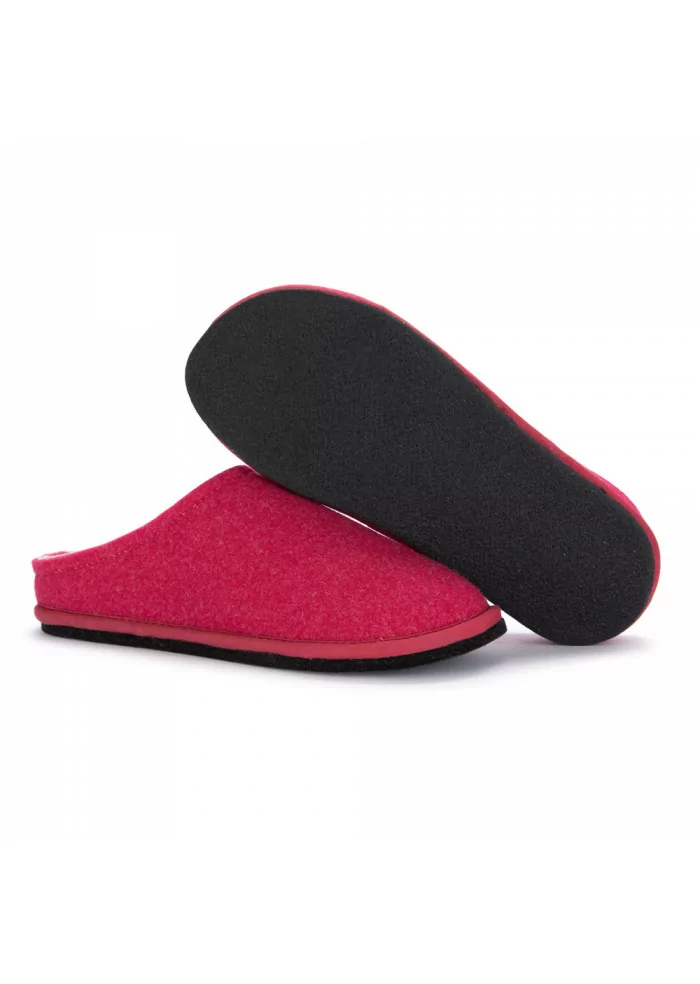 LÖWENWEISS | PANTOFOLE FELTRO DI LANA FUCHSIA Comprane uno, ottenene uno gratis