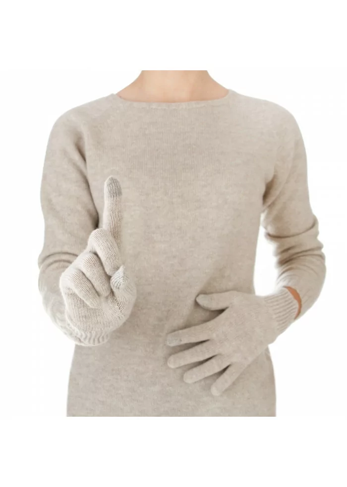GUANTI DONNA RIVIERA CASHMERE | 108 DT TOUCH BEIGE Enormi risparmi