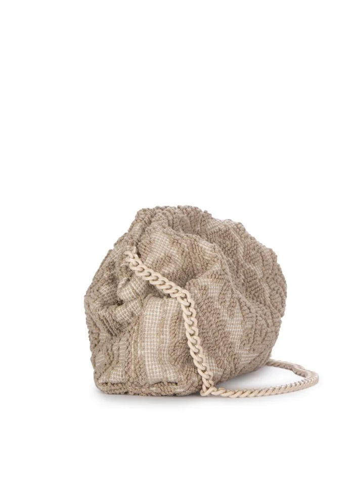LE DAF | BORSA A TRACOLLA PICCOLA OLBIA BEIGE Super Saving Price
