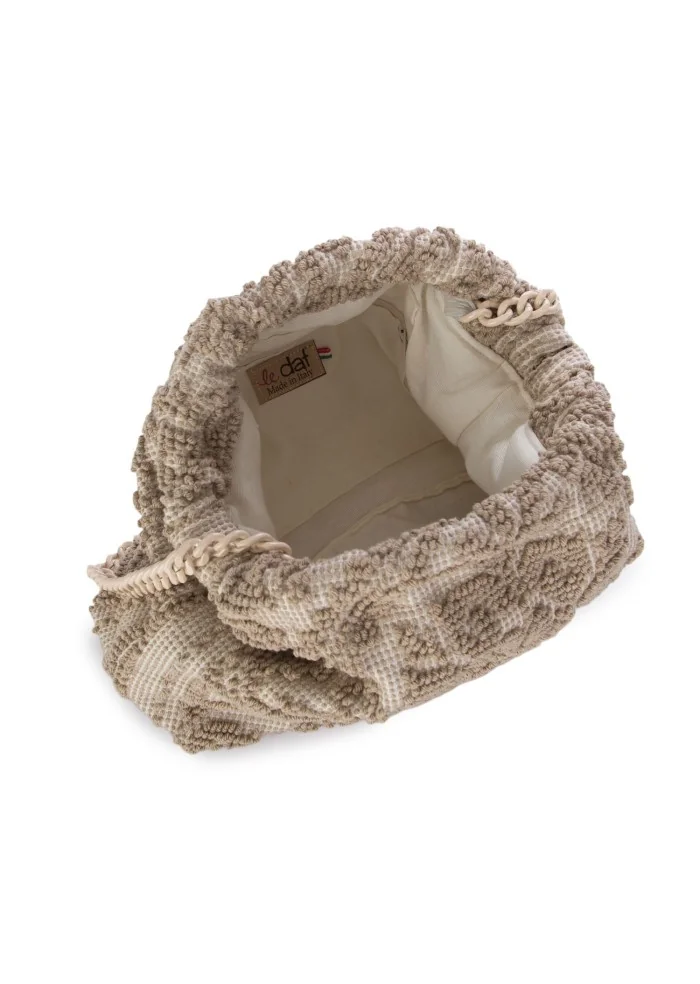 LE DAF | BORSA A TRACOLLA PICCOLA OLBIA BEIGE Super Saving Price