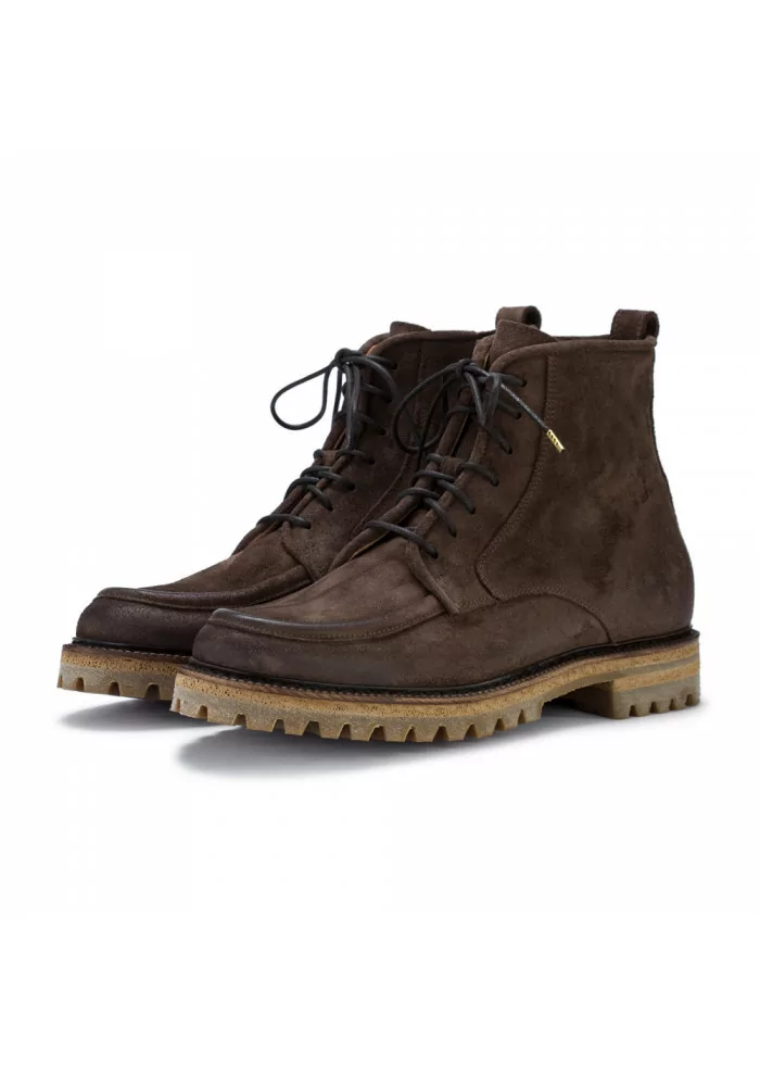 MAN.TO | STIVALETTI ALLACCIATI VAIL CROSTA MARRONE