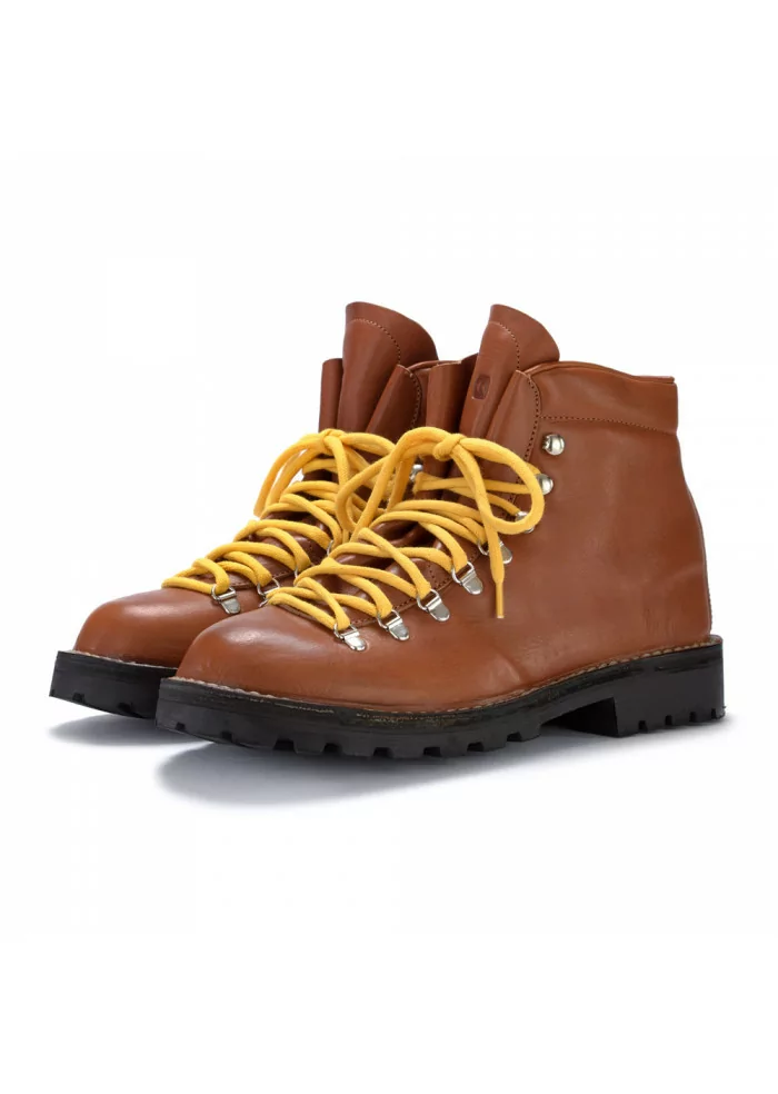 LEREW'S | STIVALETTI ALLACCIATI MID ROCCIA MARRONE