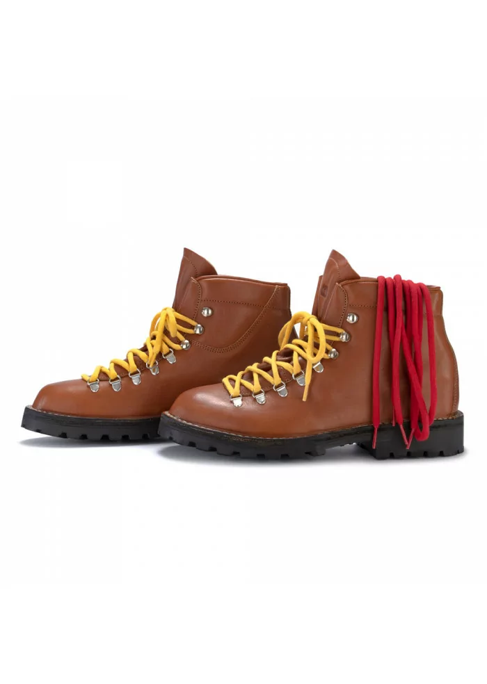 LEREW'S | STIVALETTI ALLACCIATI MID ROCCIA MARRONE Latest stili