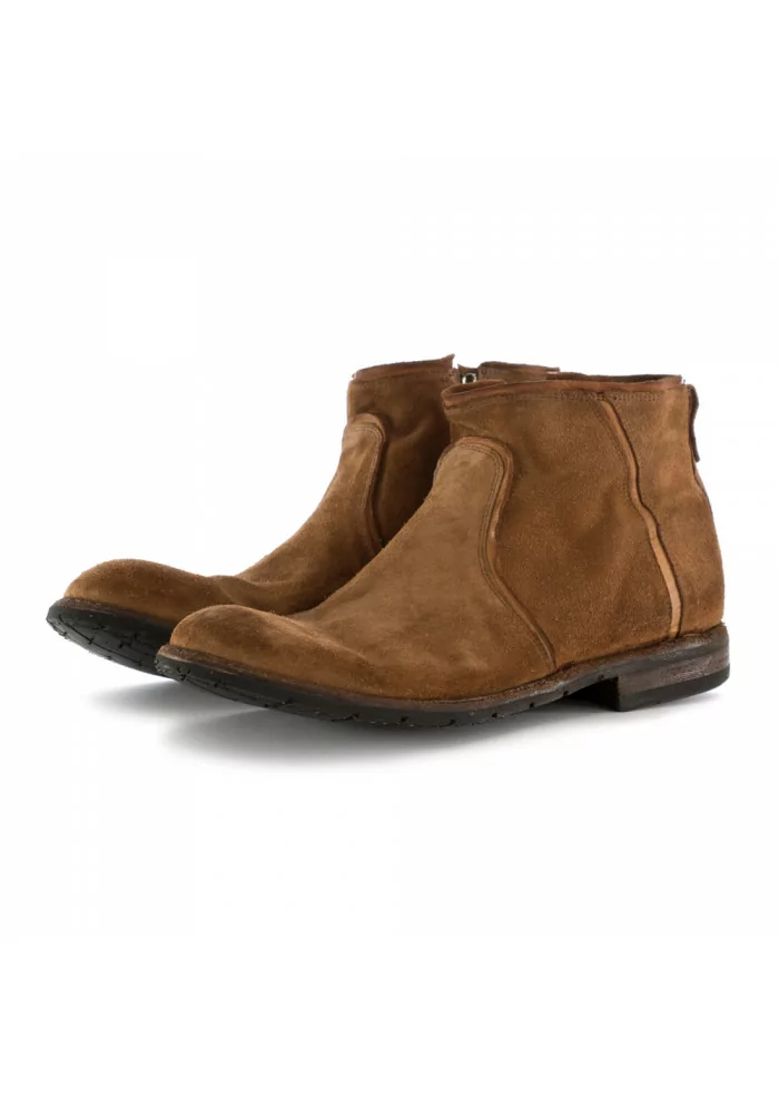 MANOVIA 52 | STIVALE TRONCHETTO 8689 VELOUR MARRONE