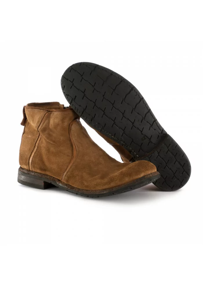 MANOVIA 52 | STIVALE TRONCHETTO 8689 VELOUR MARRONE Fino al 60% di sconto