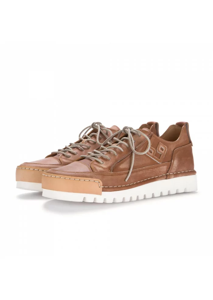 BNG REAL SHOES | SNEAKERS EFFETTO VINTAGE "LA SABBIA" MARRONE