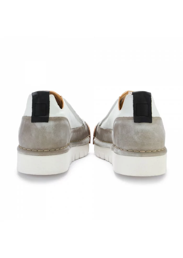 BnG REAL SHOES | SNEAKERS "LA MOKACCINO" BIANCO GRIGIO Officina