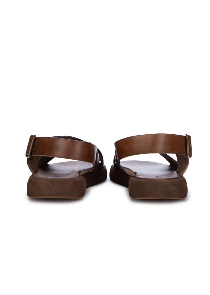 BRADOR | SANDALI OSCAR MAT. T/CAPO MARRONE MOGANO Duty-free