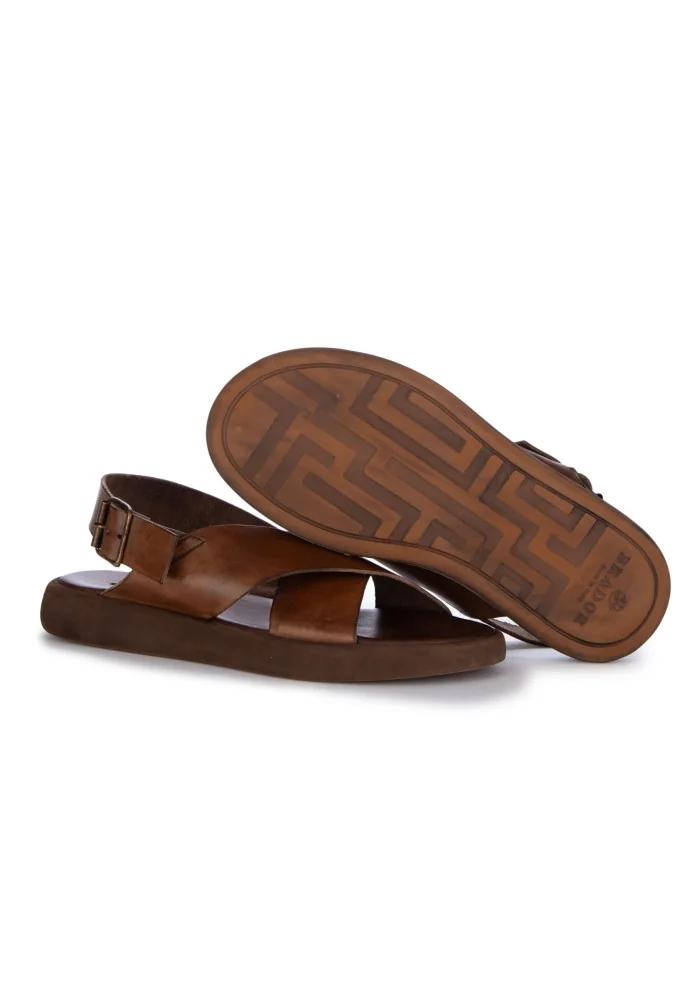 BRADOR | SANDALI OSCAR MAT. T/CAPO MARRONE MOGANO Duty-free