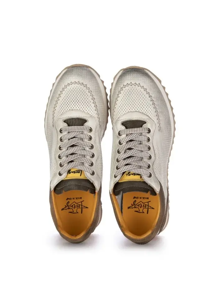 LORENZI | SCARPE ALLACCIATE SAFARI BIANCO MARRONE Promozione