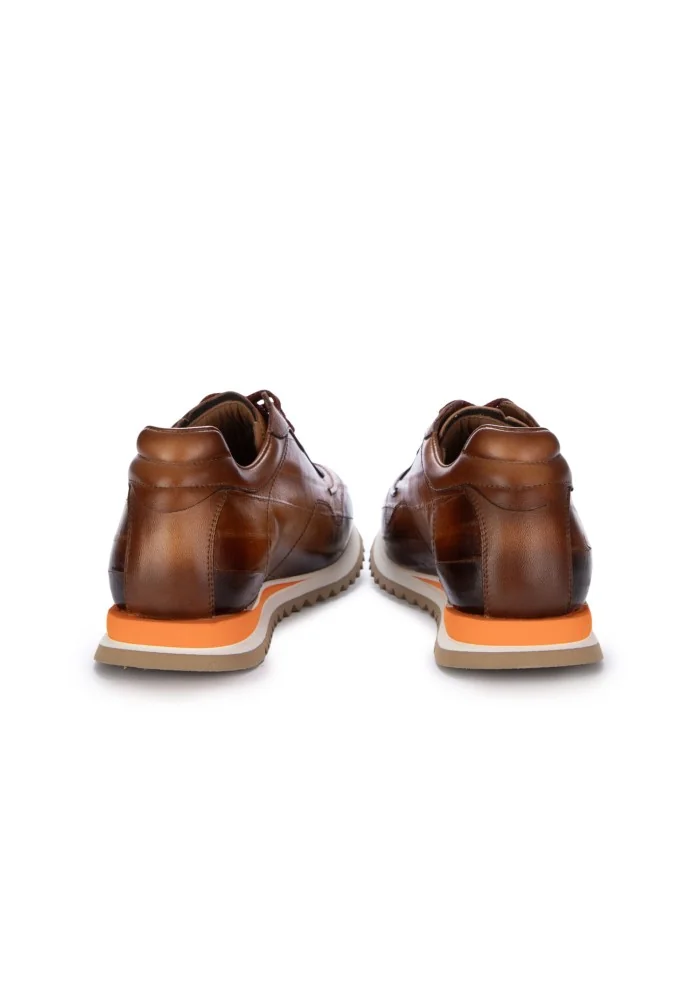 LORENZI | SCARPE ALLACCIATE ANGUILLA MARRONE Spedizione Gratuita