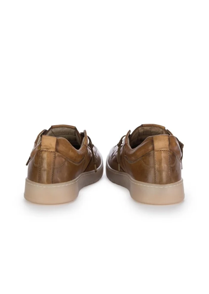 PAWELK'S | SNEAKERS CRUST CUOIO MARRONE Consegna Veloce