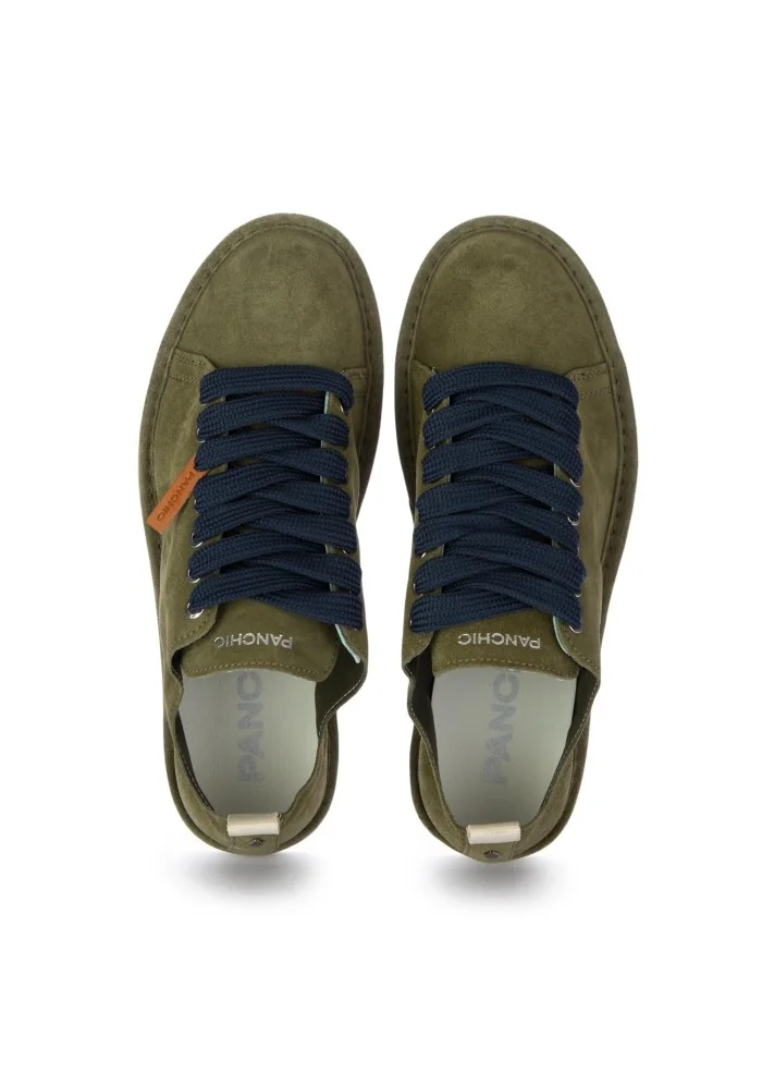 PANCHIC | SNEAKERS CAMOSCIO VERDE BLU Offerta