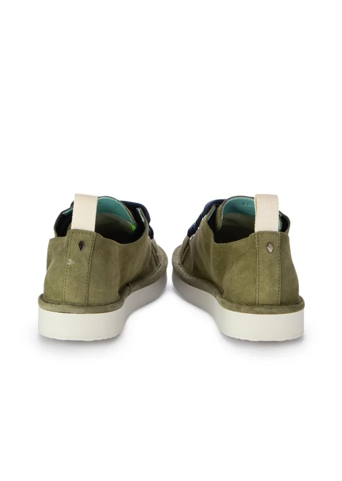 PANCHIC | SNEAKERS CAMOSCIO VERDE BLU Offerta