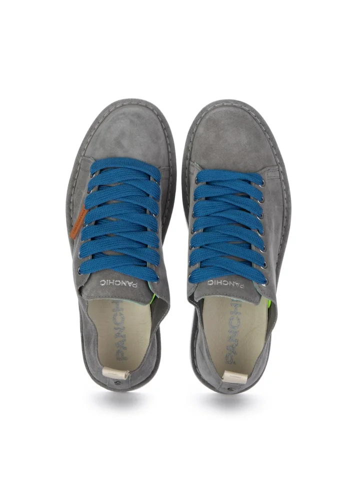 PANCHIC | SNEAKERS CAMOSCIO GRIGIO BLU Economico