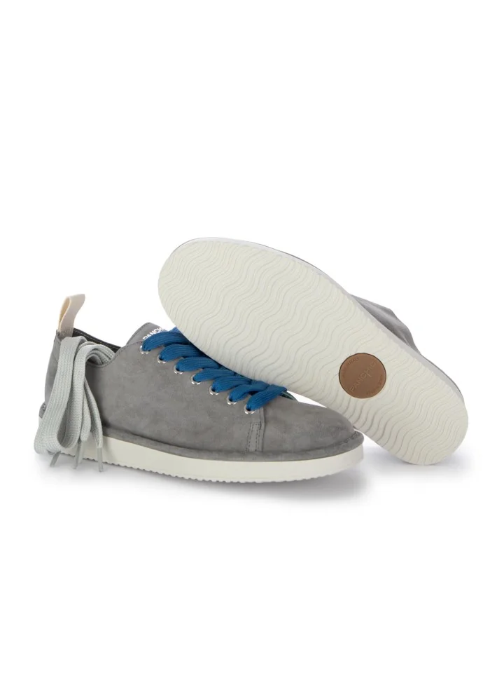 PANCHIC | SNEAKERS CAMOSCIO GRIGIO BLU Economico