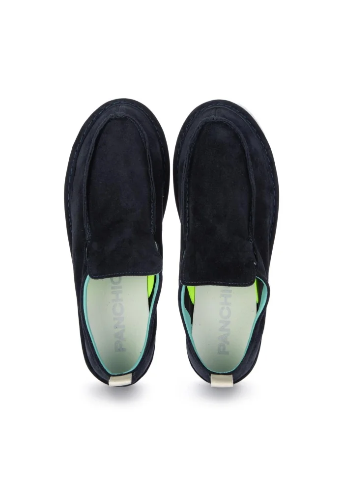 PANCHIC | SLIP ON CAMOSCIO BLU NOTTE Outlet