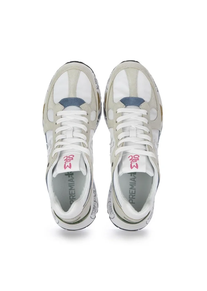 PREMIATA | SNEAKERS MASE BIANCO BEIGE AZZURRO Saldi