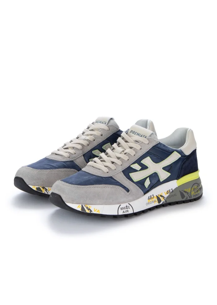 PREMIATA | SNEAKERS MICK BLU GRIGIO Vendita Calda