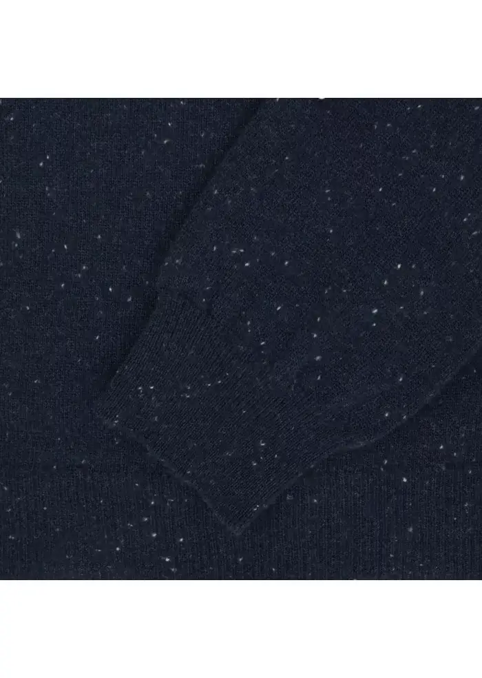 WOOL & CO | MAGLIONE GIROCOLLO PUNTINATO BLU Vendita Economica