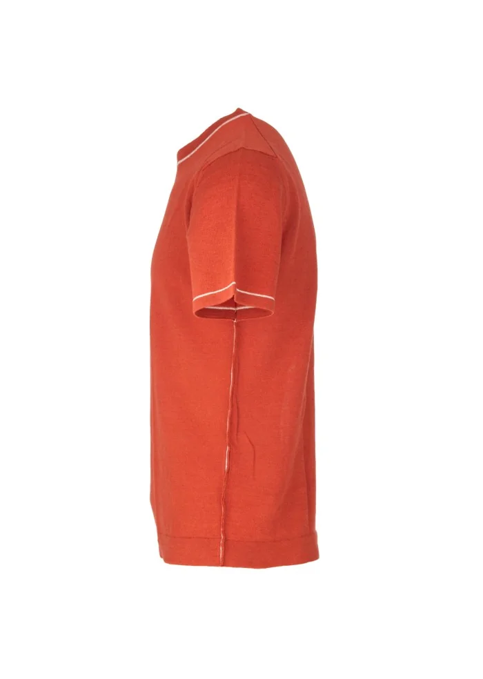 WOOL & CO | T-SHIRT GIROCOLLO ARANCIONE Negozio