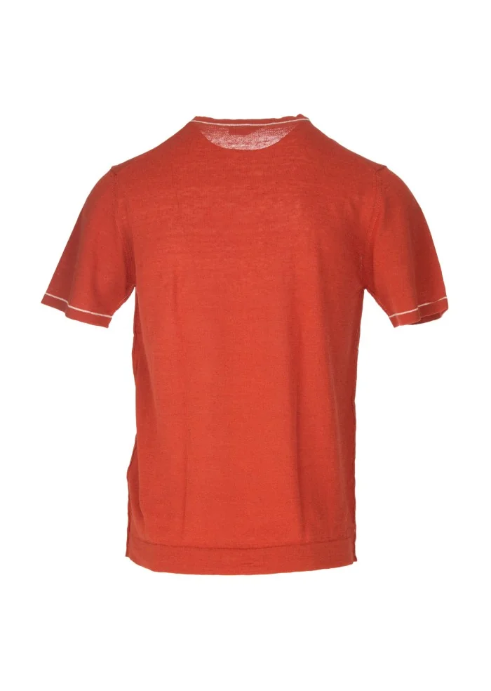 WOOL & CO | T-SHIRT GIROCOLLO ARANCIONE Negozio