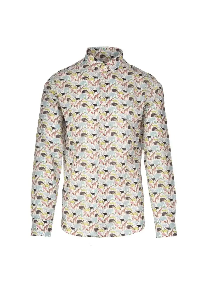 LIBERTY ROSE | CAMICIA BLAKE ANIMALI MULTICOLOR Spedizione gratuita