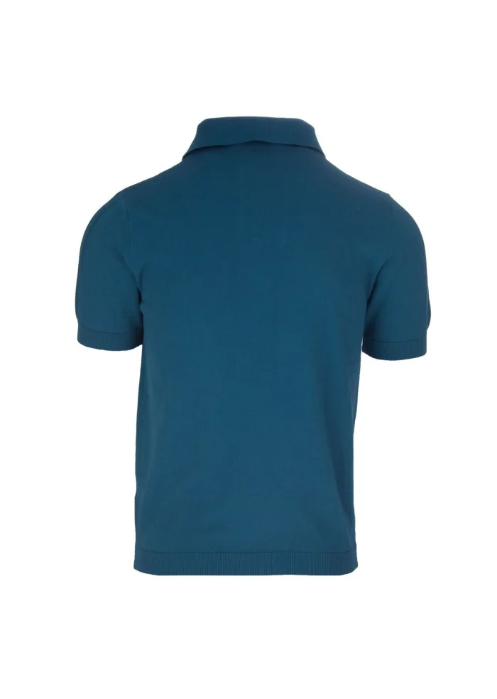 WOOL & CO | POLO DETTAGLI A COSTE BLU Negozio online di fabbrica