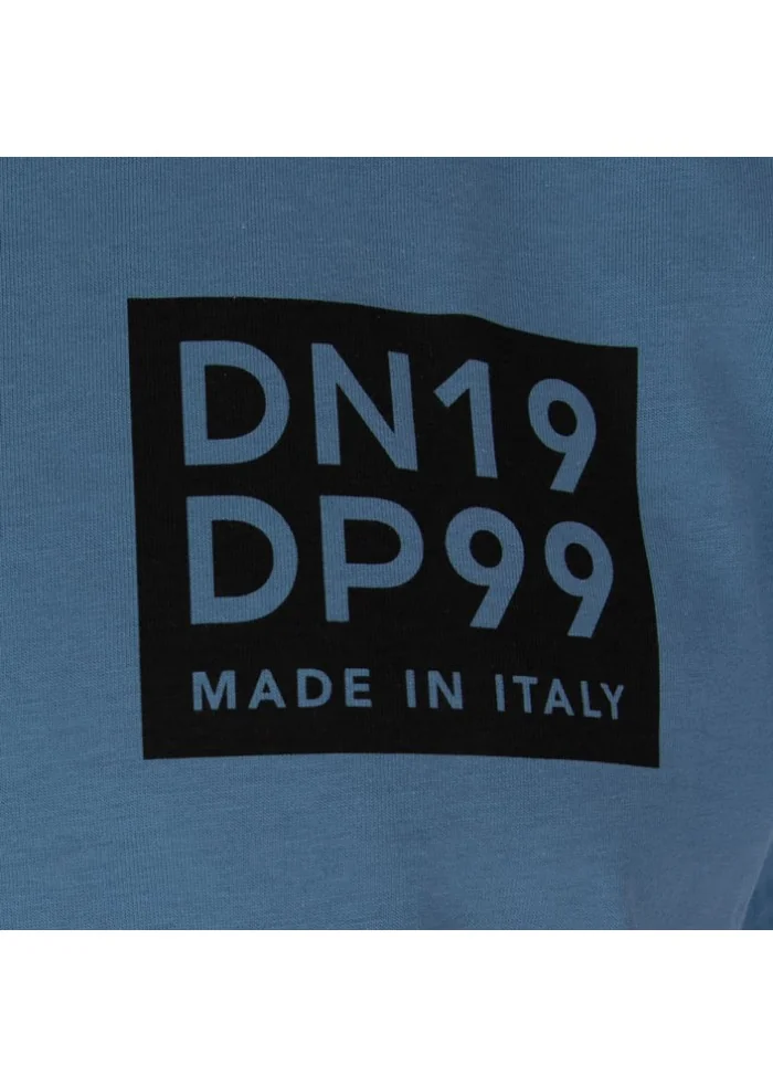 DONDUP | T-SHIRT LOGO A CONTRASTO CARTA DA ZUCCHERRO Prezzo di fabbrica