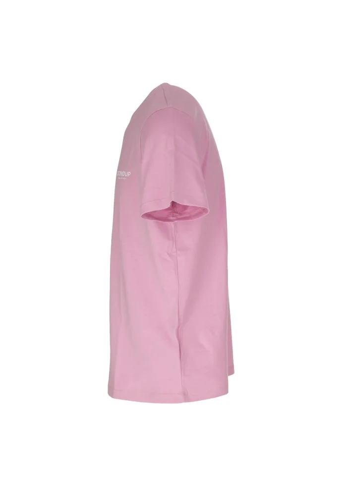 DONDUP | T-SHIRT LOGO CLASSICO ROSA Offerta Pasqua