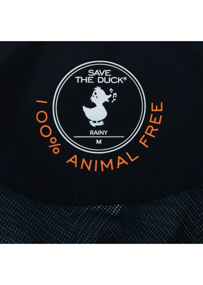 SAVE THE DUCK | IMPERMEABILE GRIN18 JARI BLU SCURO Offerta San Valentino