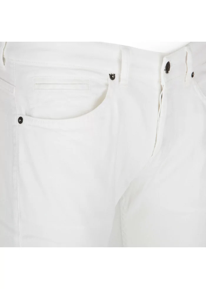 DONDUP | JEANS GEORGE SKINNY STRETCH BIANCO Vendita calda
