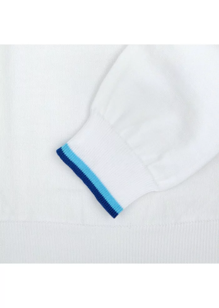WOOL & CO | MAGLIONCINO COTONE BIANCO Rilascio limitato
