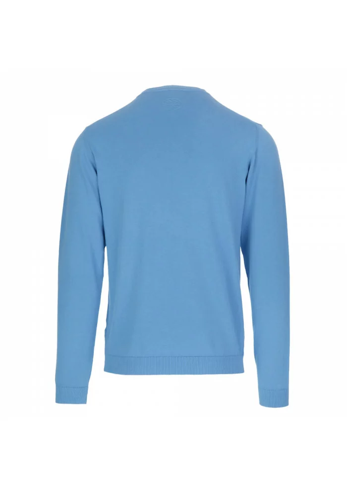 WOOL & CO | MAGLIONCINO COTONE CELESTE ACQUISTA ORA