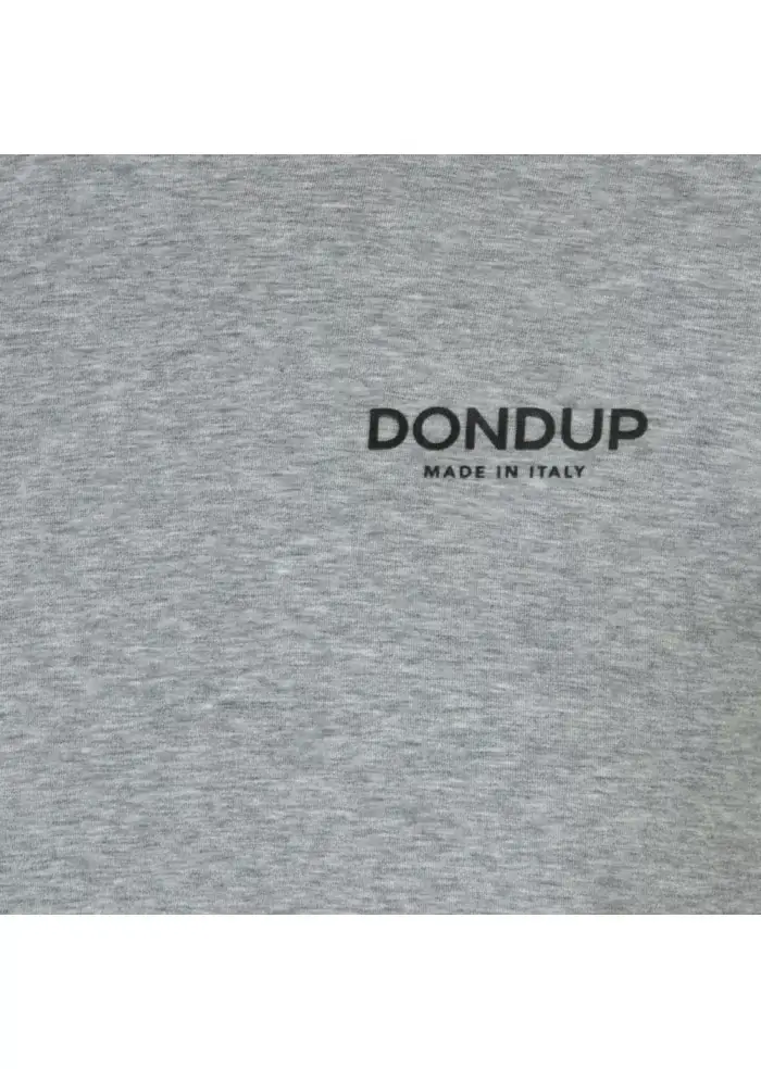 DONDUP | T-SHIRT LOGO GRIGIO Promozione temporanea
